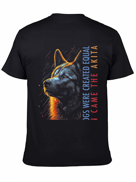 Akita Dog T-Shirt - I Came The Akita