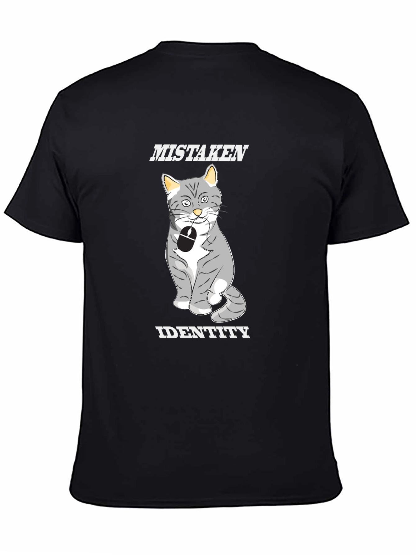 Mistaken Identity Cat Graphic T-Shirt