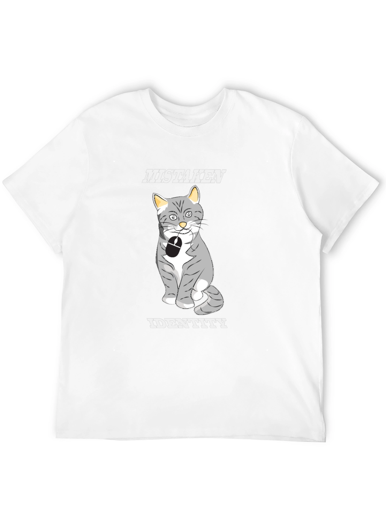Mistaken Identity Cat Graphic T-Shirt