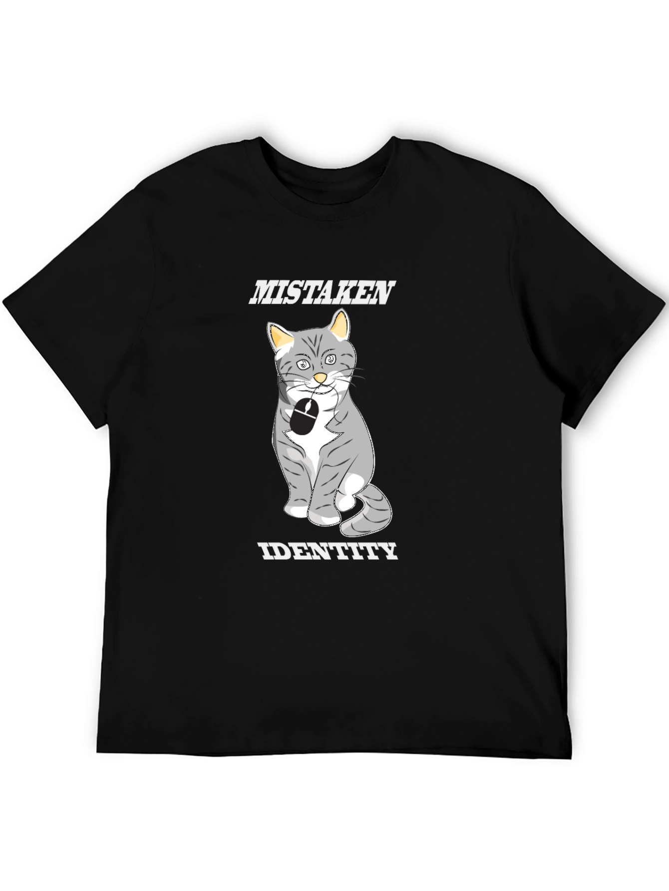 Mistaken Identity Cat Graphic T-Shirt