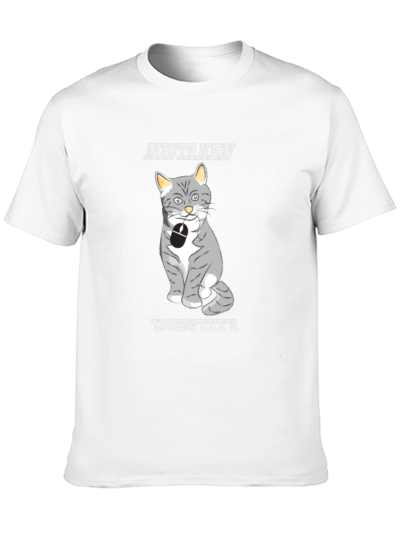 Mistaken Identity Cat Graphic T-Shirt