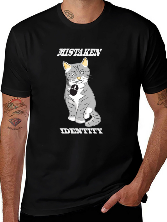 Mistaken Identity Cat Graphic T-Shirt