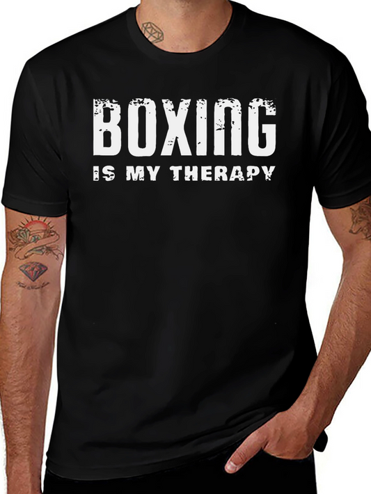 Boxing is My Therapy Graphic T-Shirt