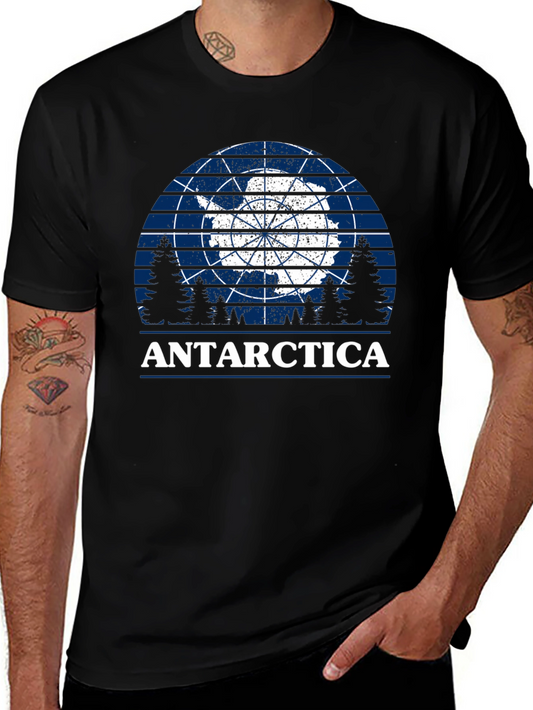 Antarctica T-Shirt - Retro Graphic Tee