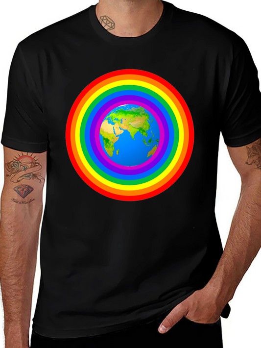 Earth Rainbow T-Shirt - Global Harmony Tee