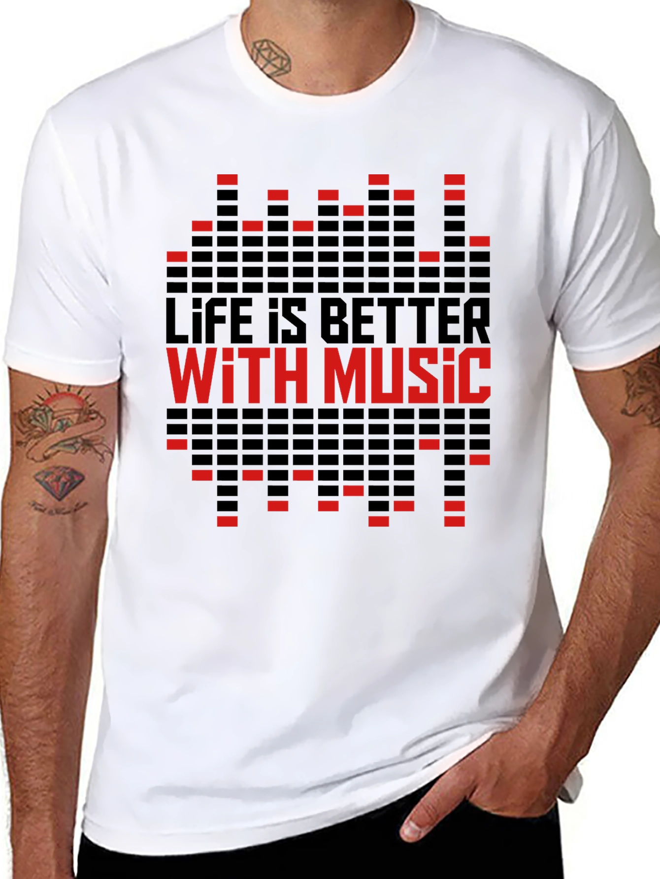 Life Is Better With Music Graphic Tee