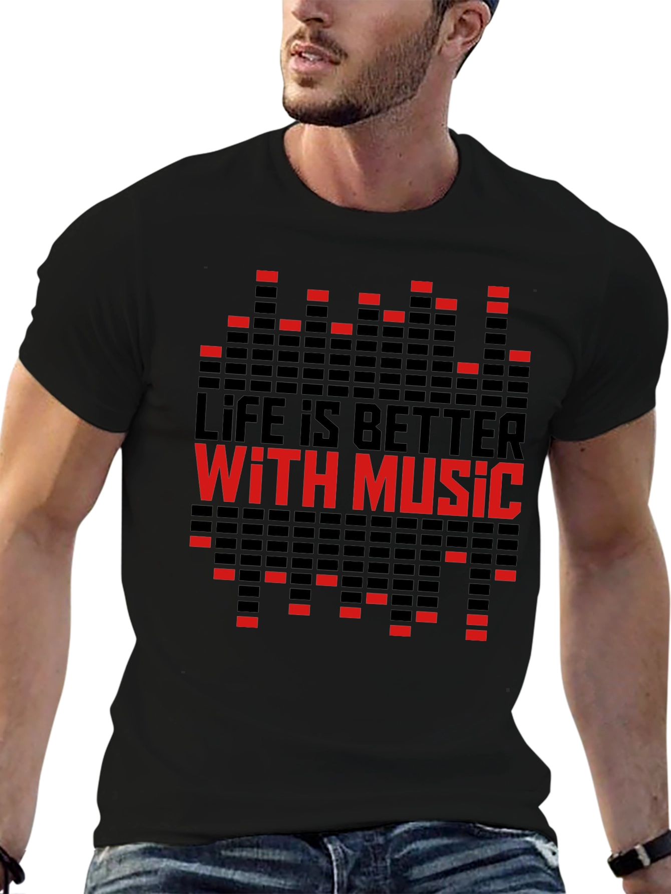 Life Is Better With Music Graphic Tee