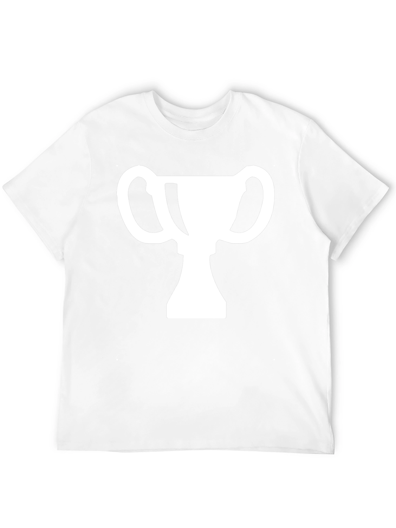 Trophy Graphic Tee - Black Cotton T-Shirt