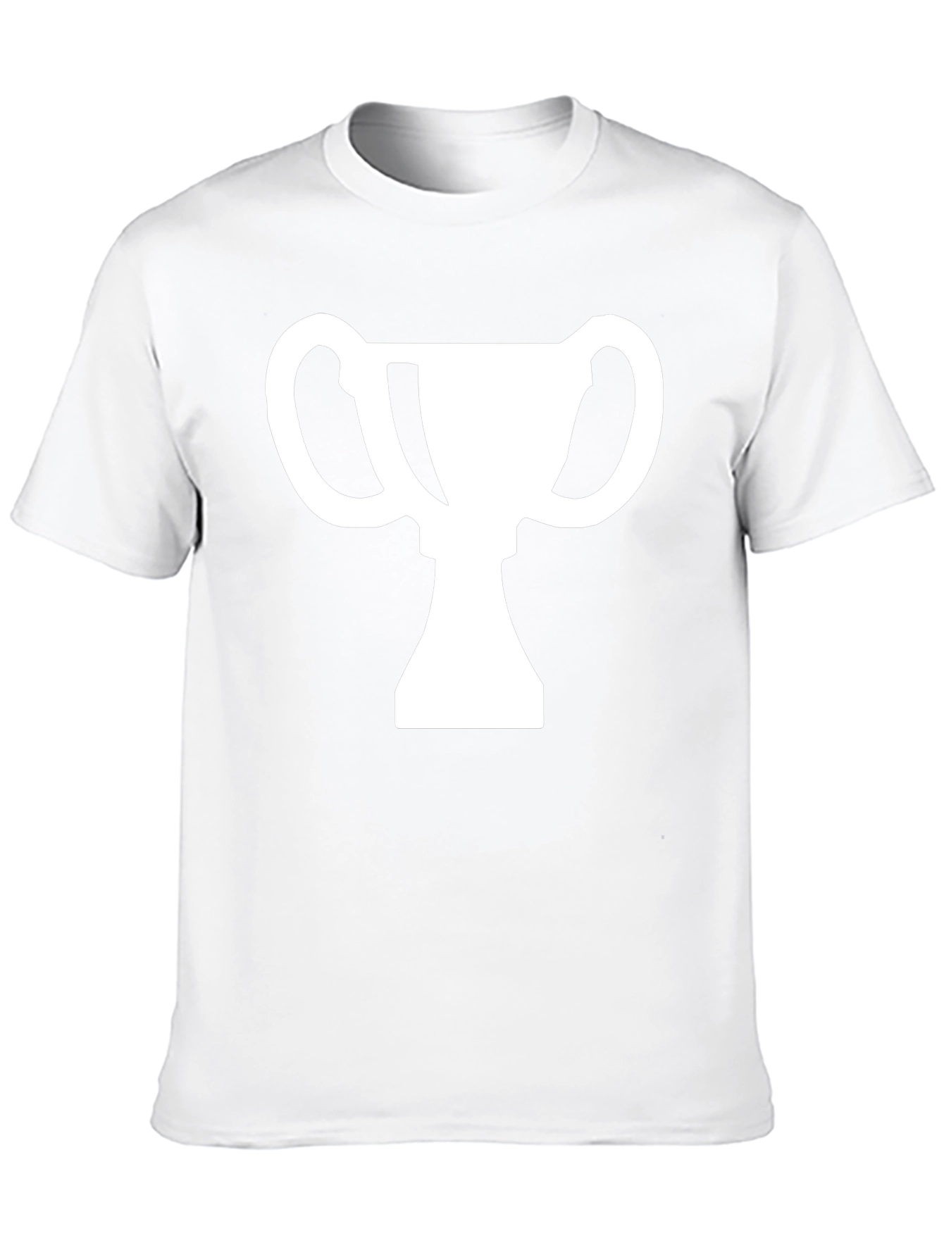 Trophy Graphic Tee - Black Cotton T-Shirt