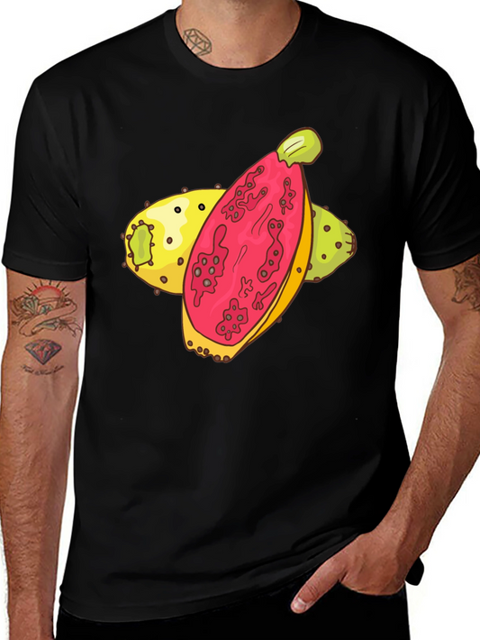Prickly Pear Graphic Tee - Unique Fruit Design