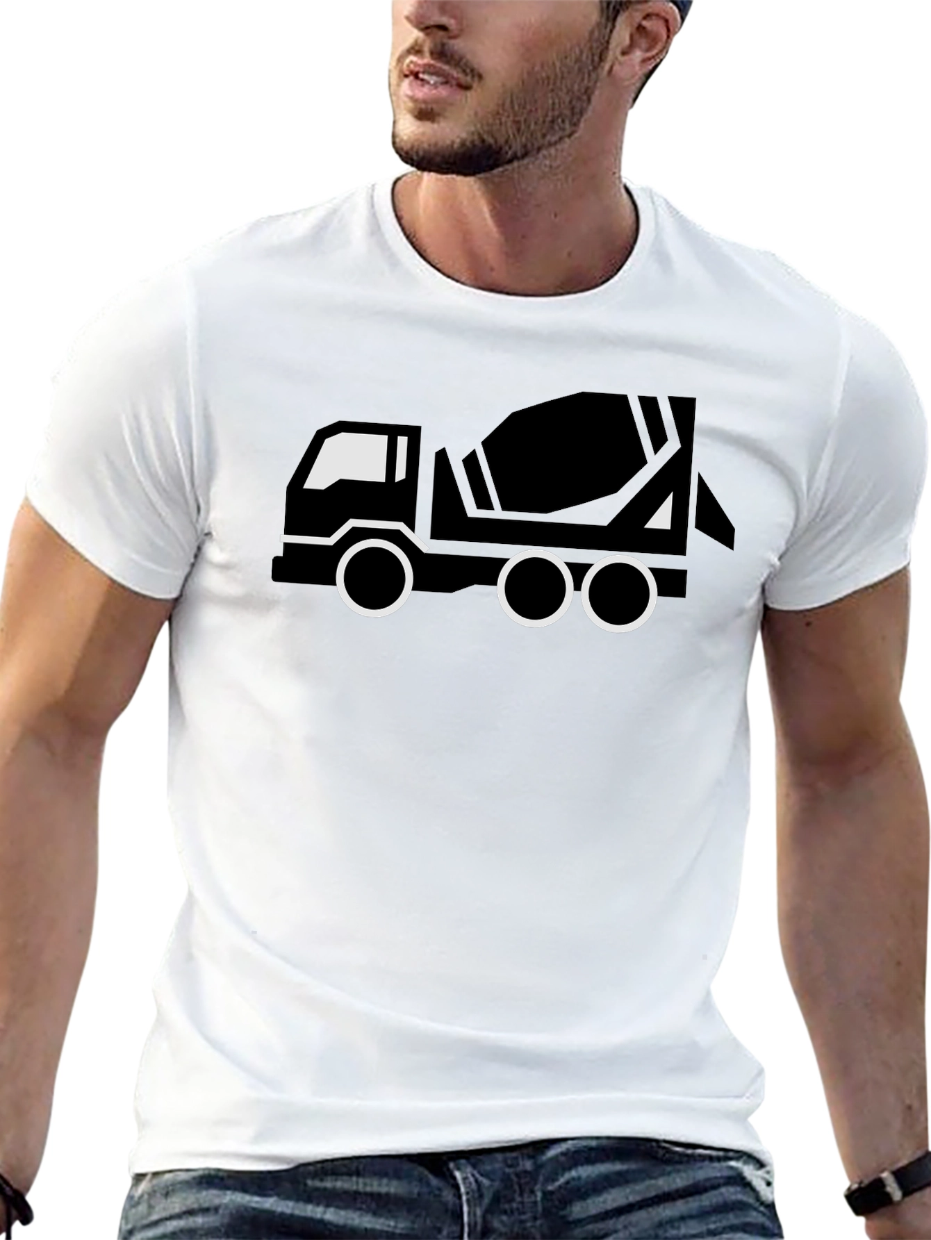 Concrete Truck T-Shirt - Construction Vehicle Tee