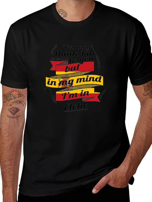Elche Mind T-Shirt Spain Flag Novelty Gift