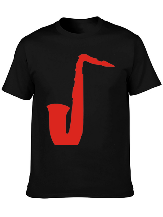 Saxophone Graphic T-Shirt - Music Lover Tee