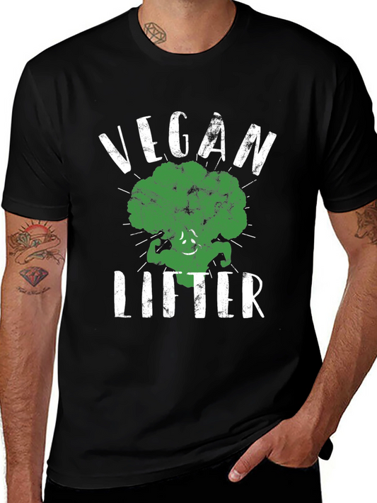 Vegan Lifter T-Shirt - Broccoli Muscle Tee