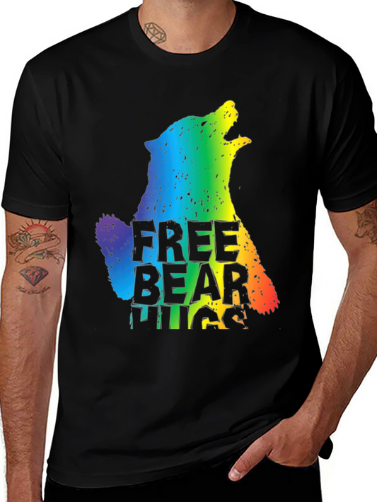 Free Bear Hugs Rainbow T-Shirt