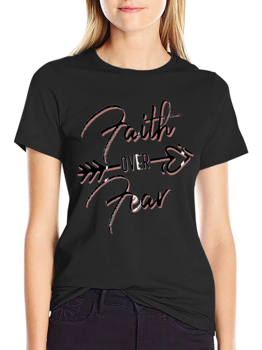 Faith Over Fear Arrow Graphic Tee
