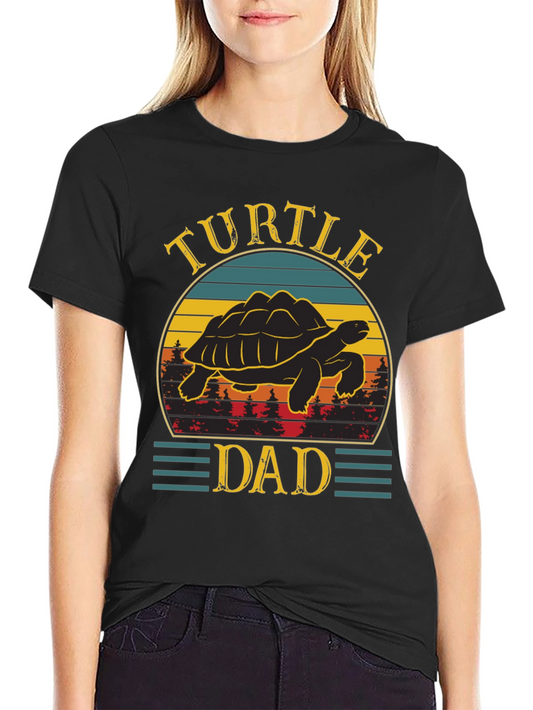 Turtle Dad T-Shirt - Vintage Graphic Tee
