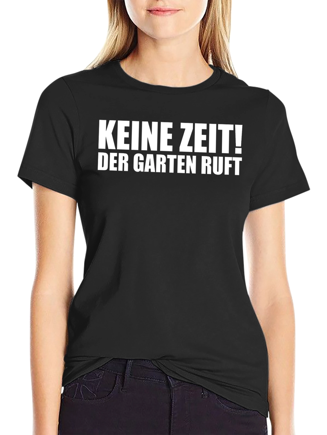 Keine Zeit! Der Garten Ruft Black T-Shirt