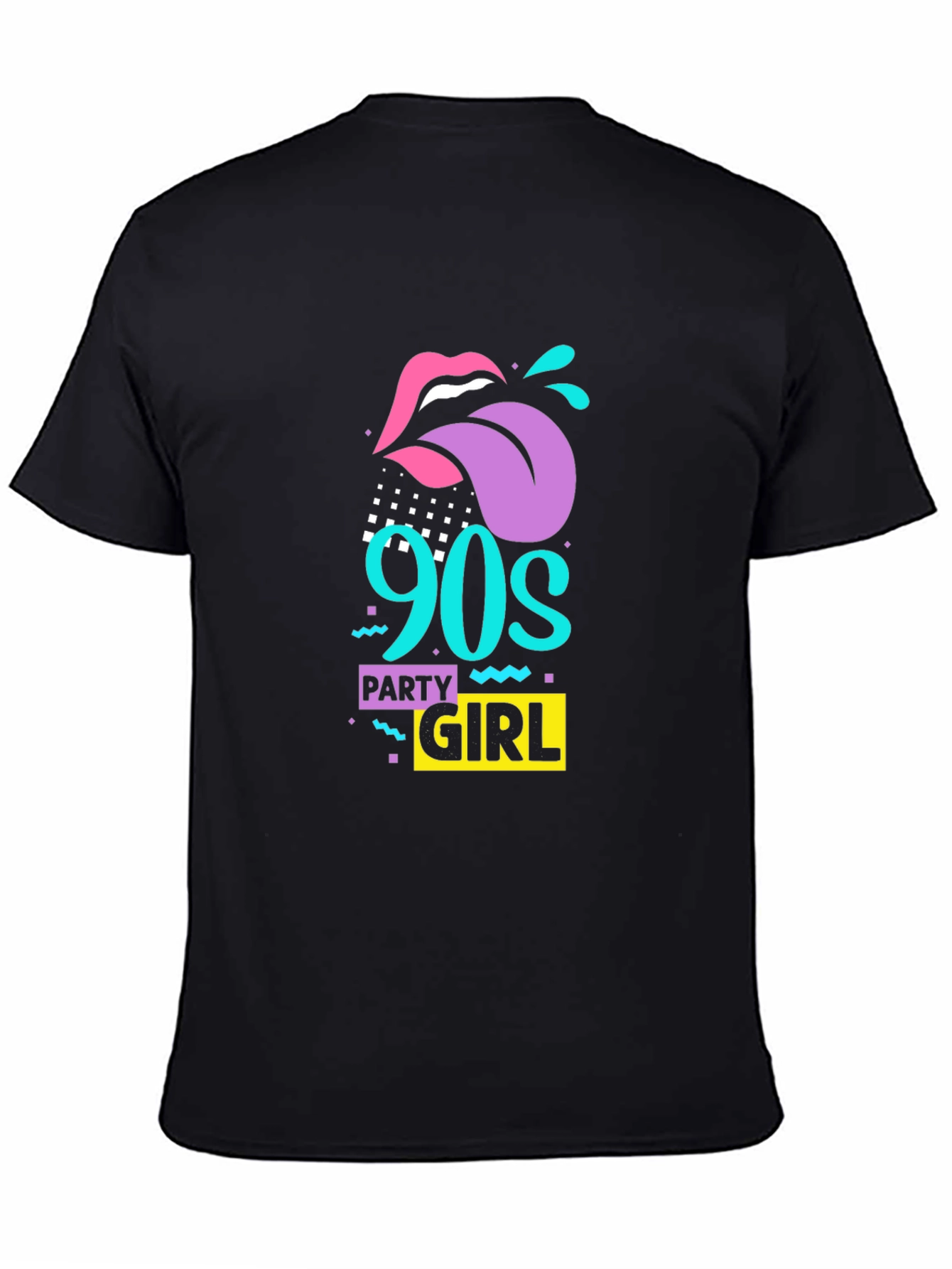 90s Party Girl Graphic Tee - Retro Style