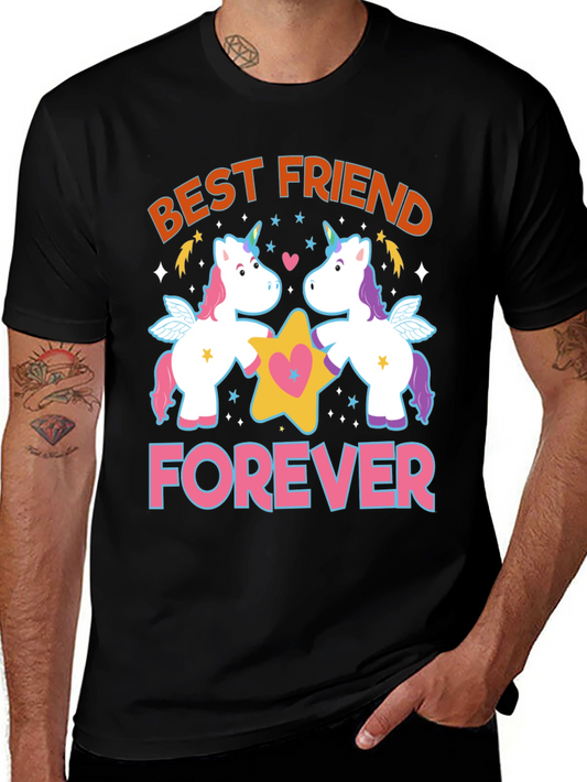 Best Friend Forever Unicorn Graphic Tee