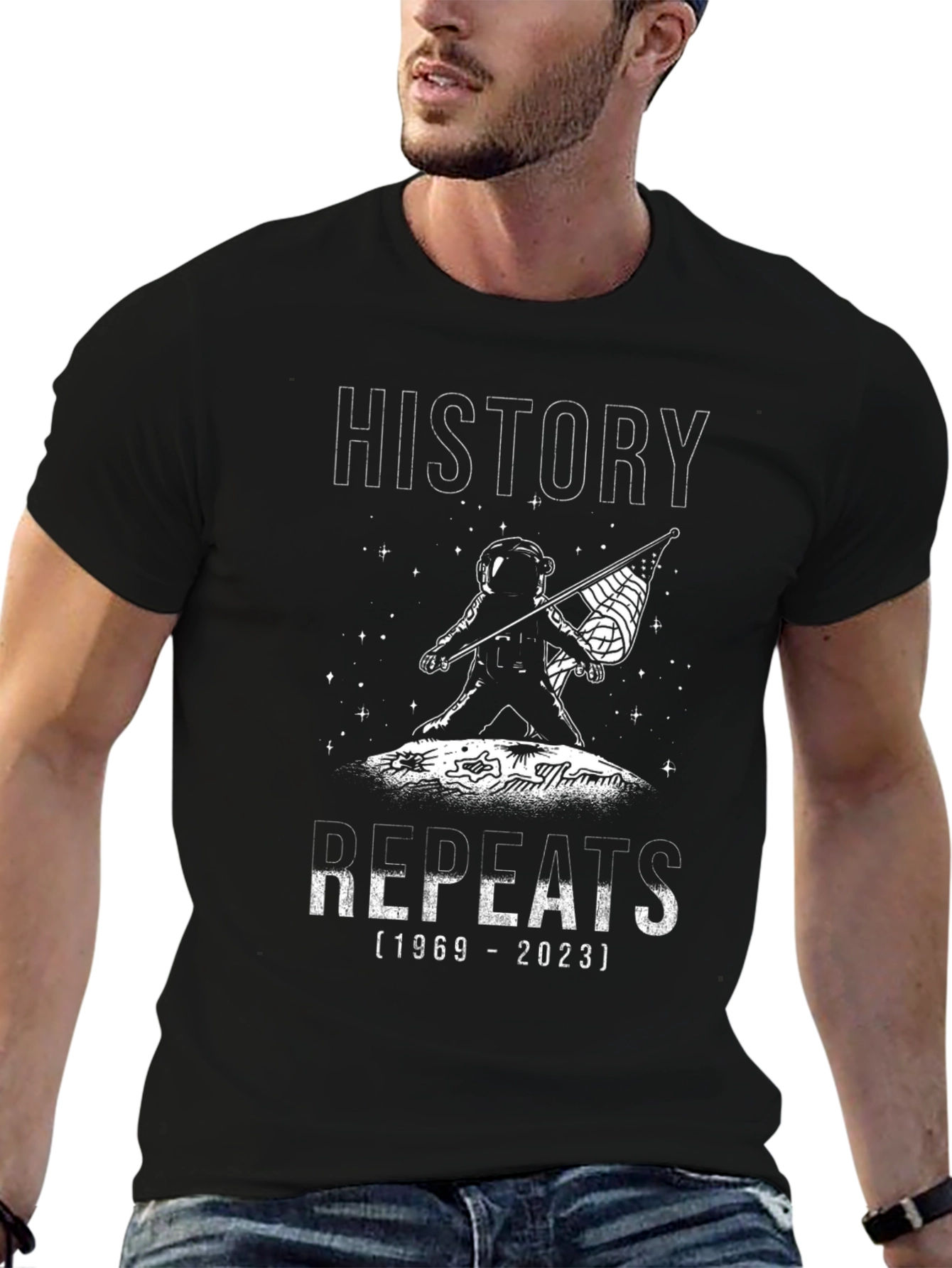 History Repeats Astronaut T-Shirt - 1969 to 2023