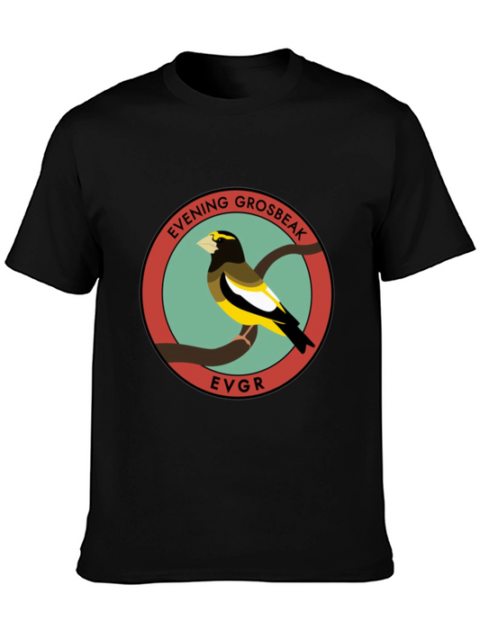Evening Grosbeak EVGR Bird T-Shirt