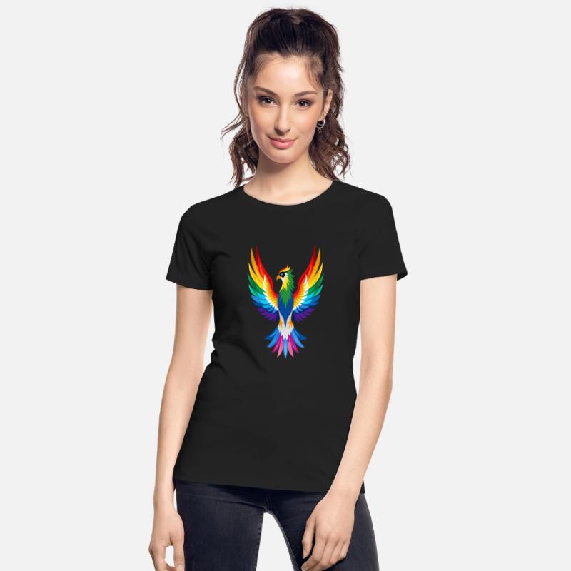 Rainbow Majesty,Illustration of Rainbow Eagle
