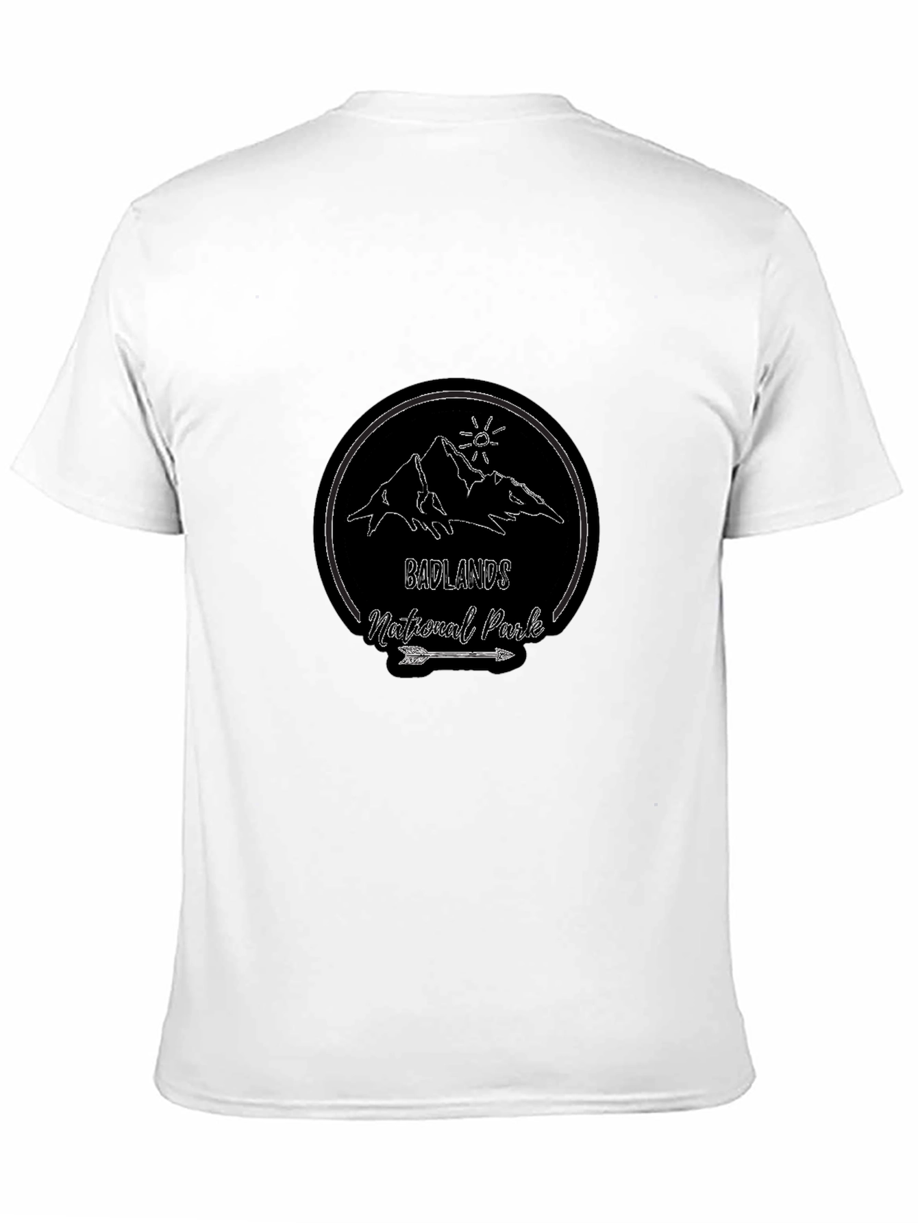Badlands National Park Black T-Shirt