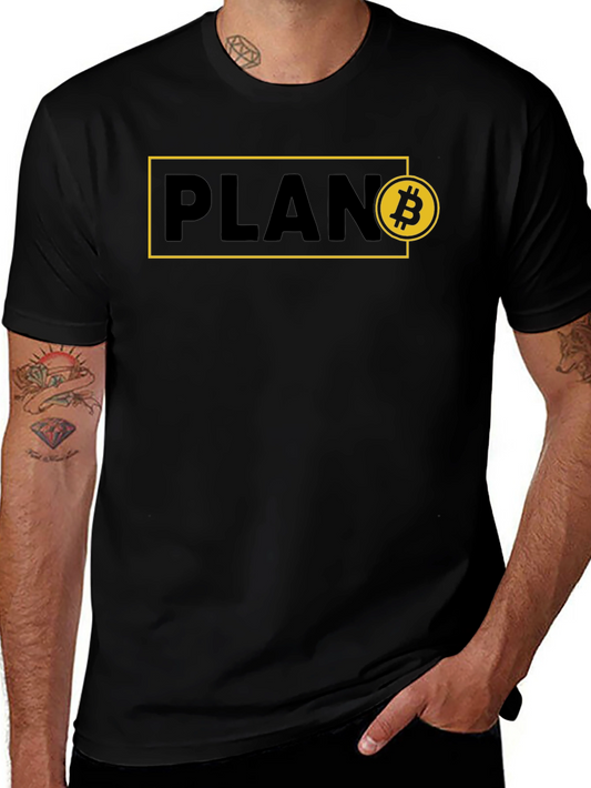 Bitcoin Plan B T-Shirt - Crypto Investor Apparel
