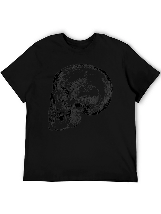 Skull Graphic Black T-Shirt for Men