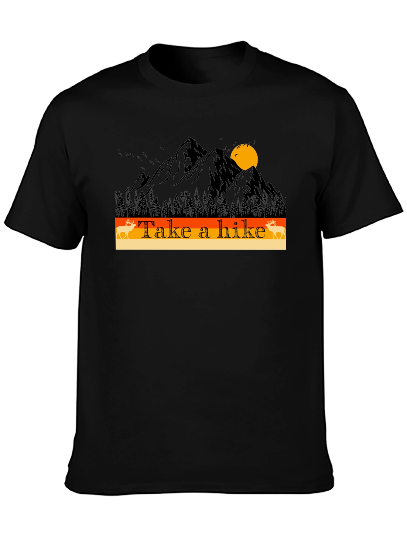 Take A Hike Mountain Graphic T-Shirt