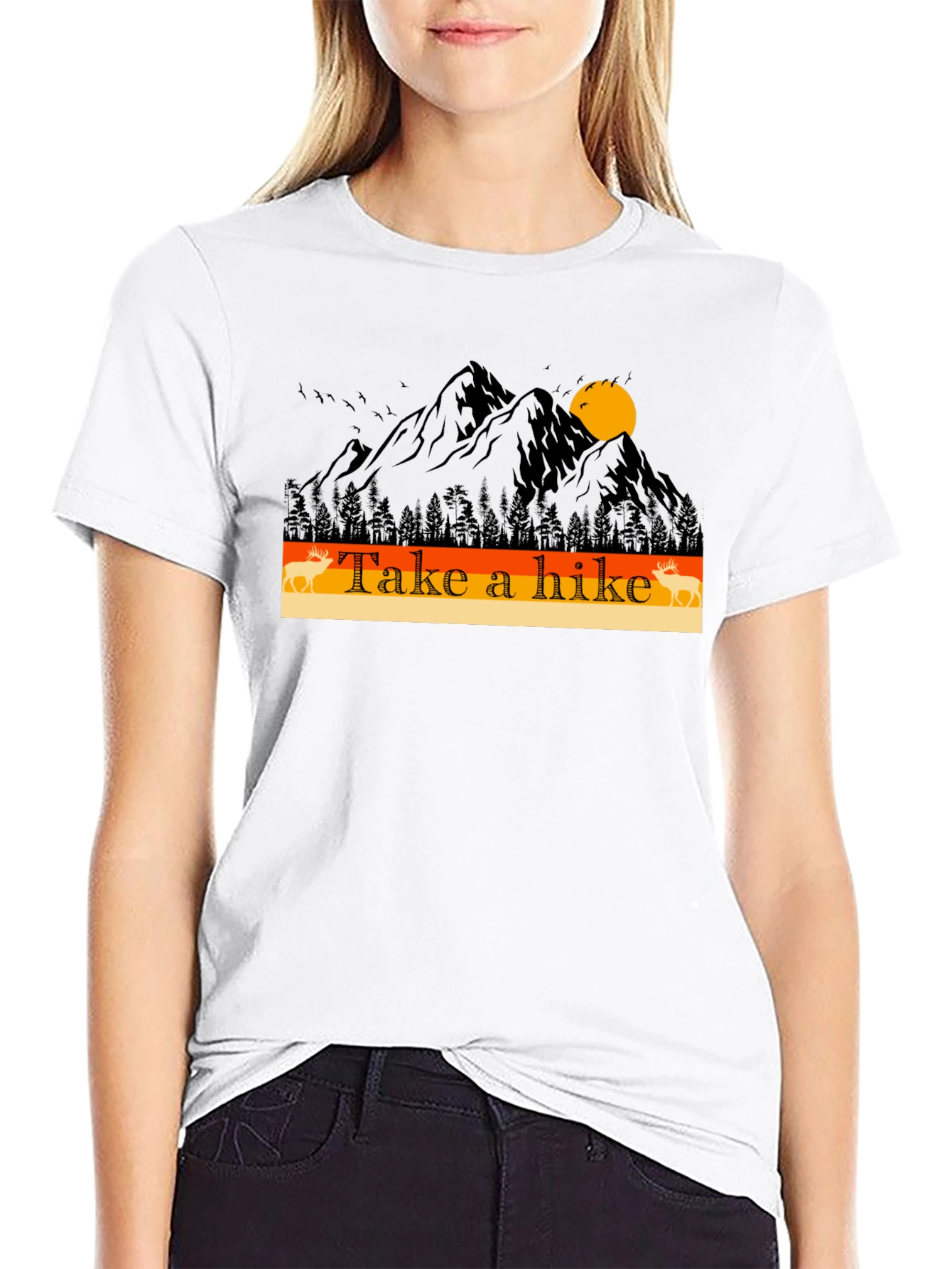 Take A Hike Mountain Graphic T-Shirt