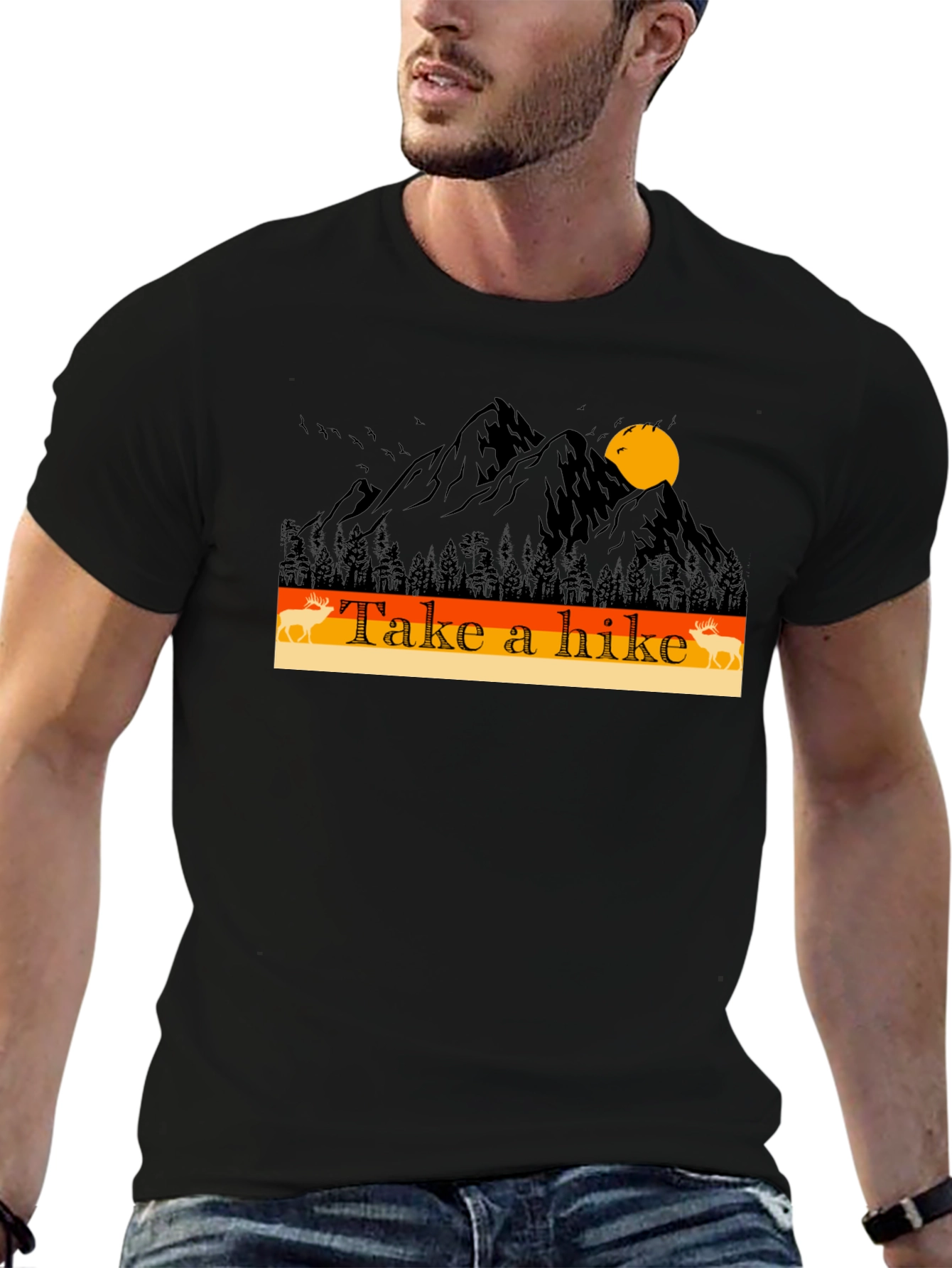 Take A Hike Mountain Graphic T-Shirt