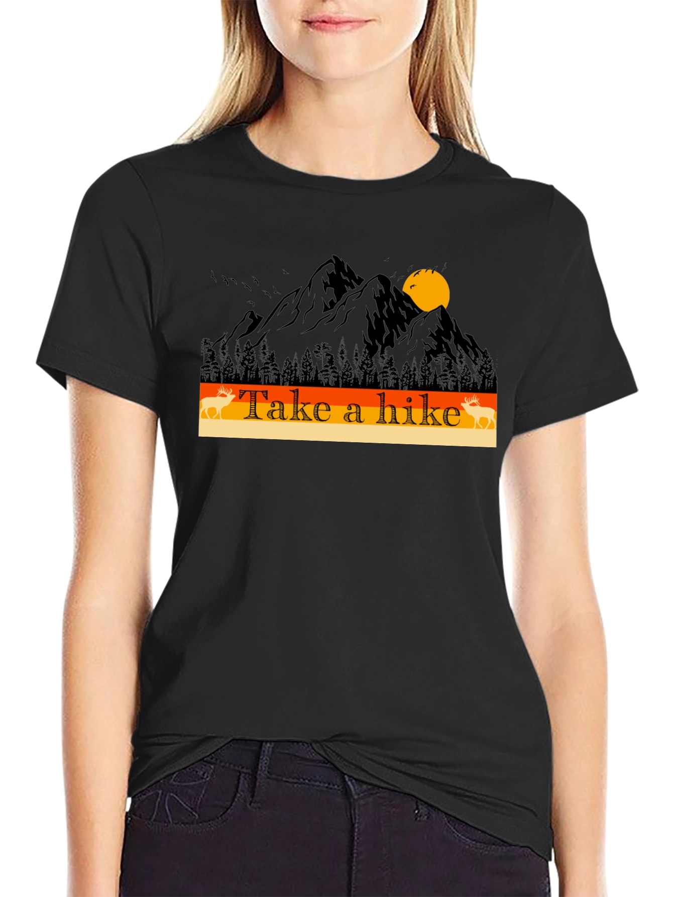 Take A Hike Mountain Graphic T-Shirt
