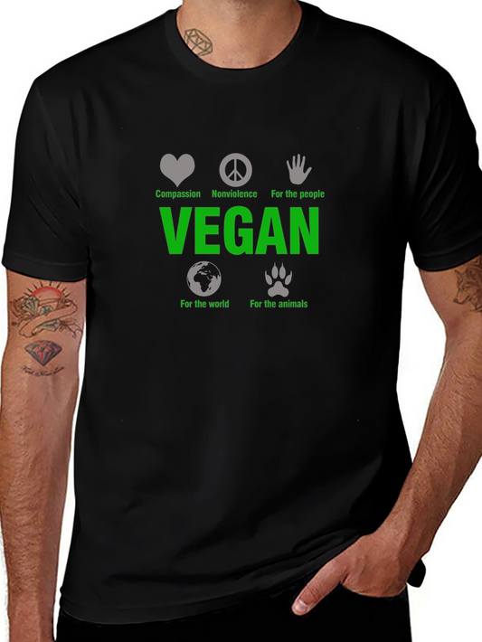 Vegan Compassion T-Shirt - For People Animals World