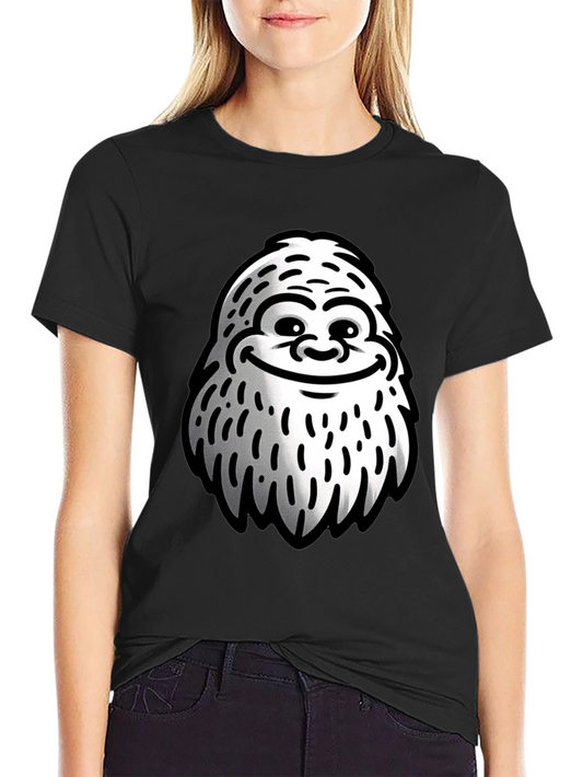 Funny Yeti Graphic T-Shirt - Black Cotton Tee