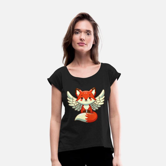 Red Fox Angel - Graceful with Wings