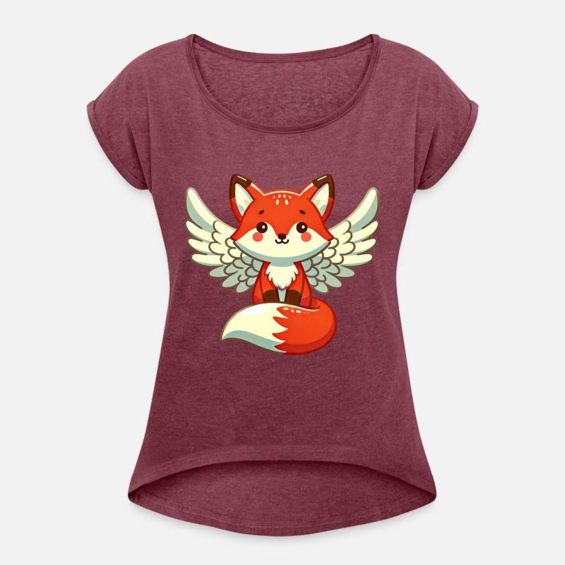 Red Fox Angel - Graceful with Wings