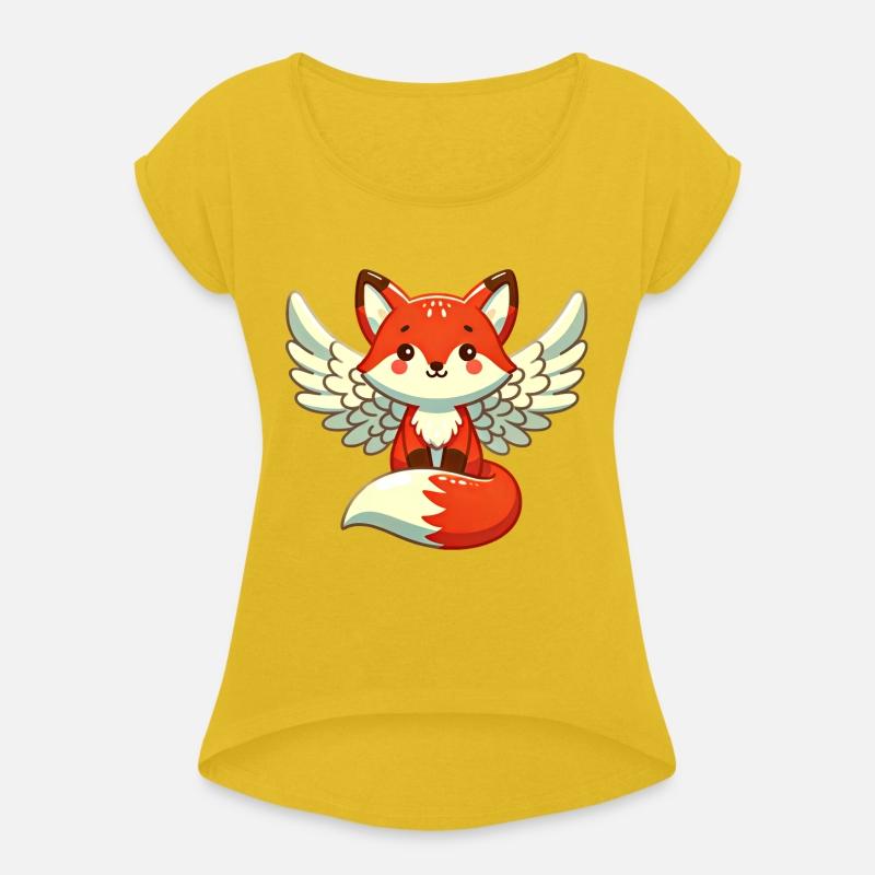 Red Fox Angel - Graceful with Wings