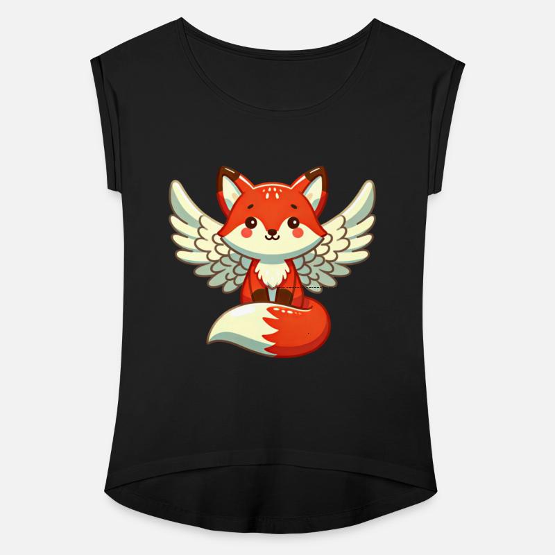 Red Fox Angel - Graceful with Wings