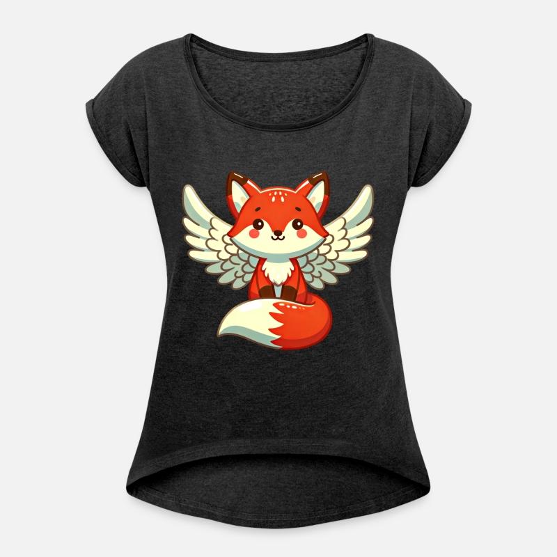 Red Fox Angel - Graceful with Wings