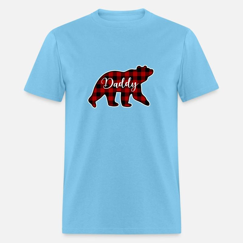 Red Plaid Daddy Bear Matching Family Group