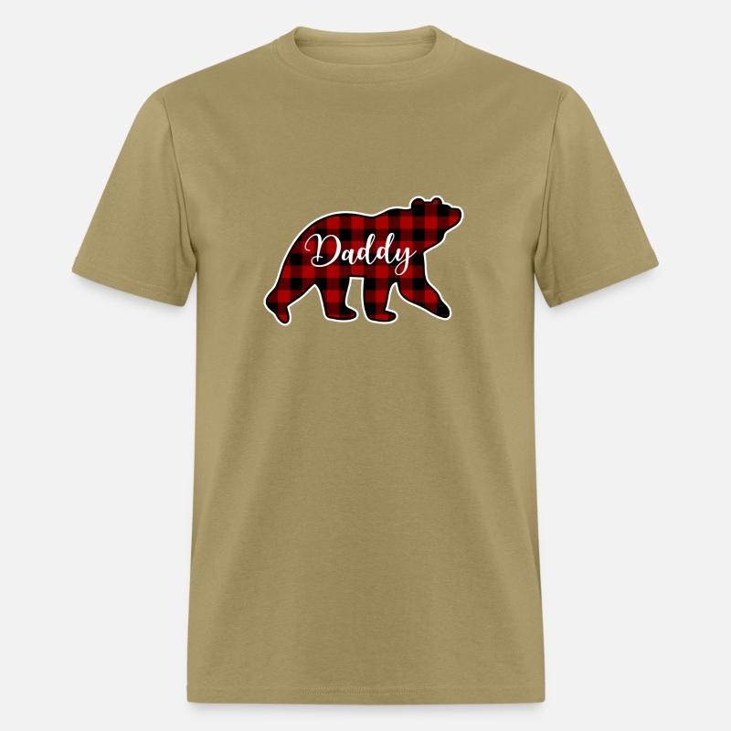 Red Plaid Daddy Bear Matching Family Group