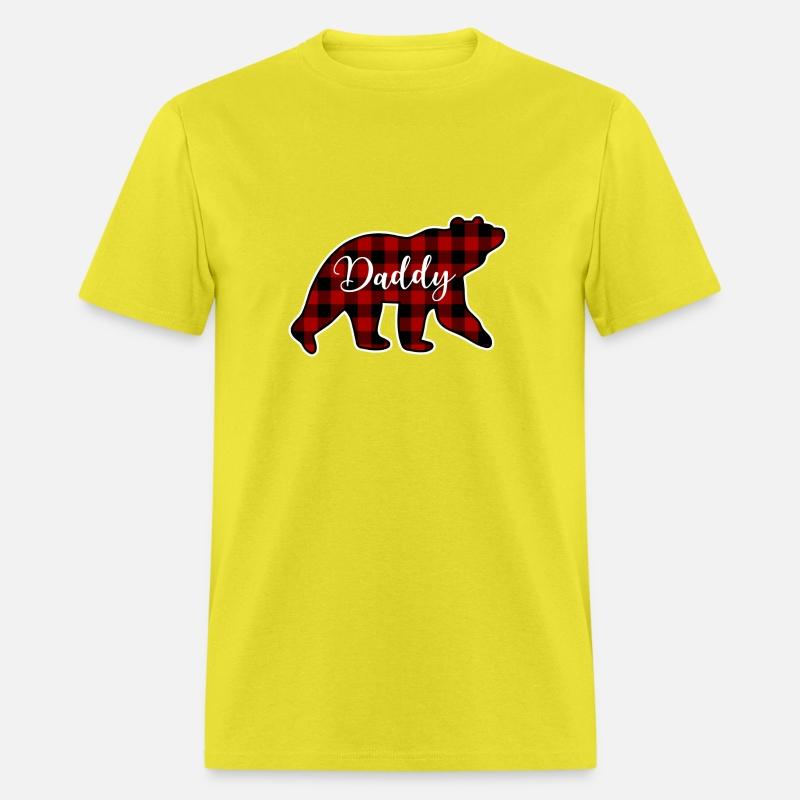 Red Plaid Daddy Bear Matching Family Group
