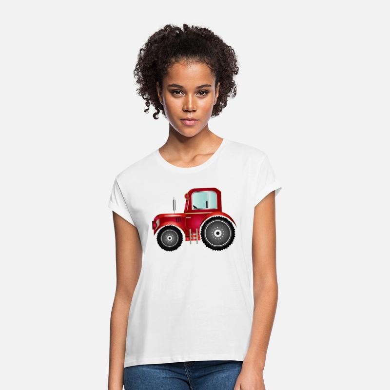 red tractor for tractor and farm fans