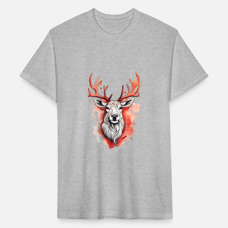 Reindeer Sublime Antler Silhouette Top