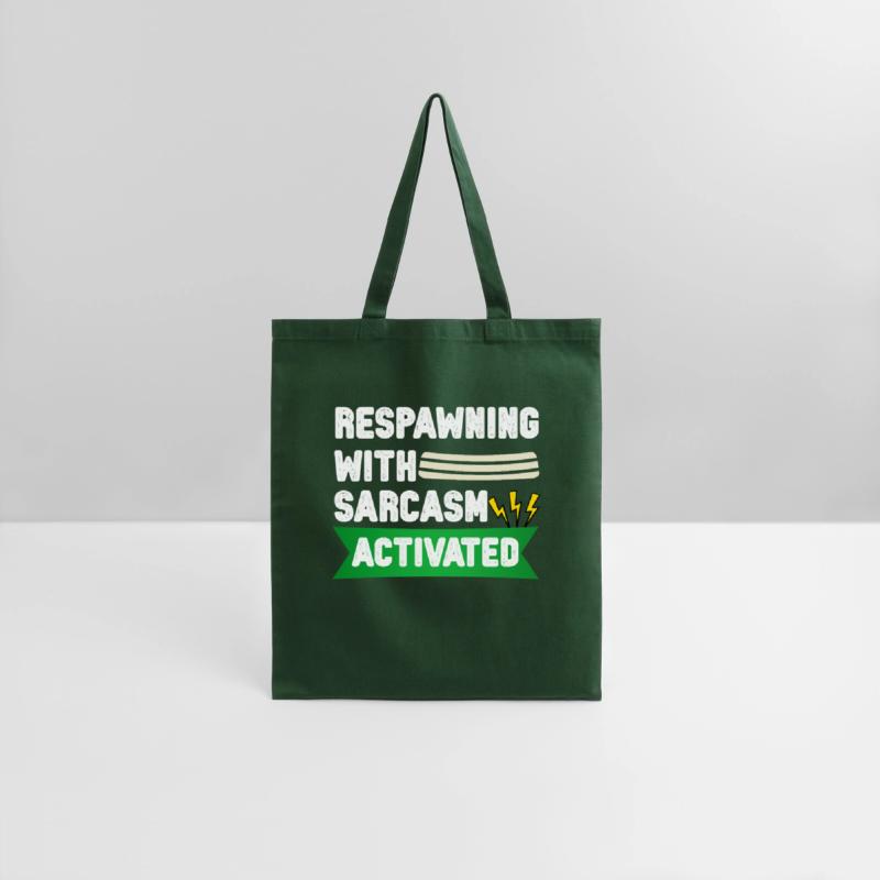 Respawning with Sarcasm – Funny Gamer Tee