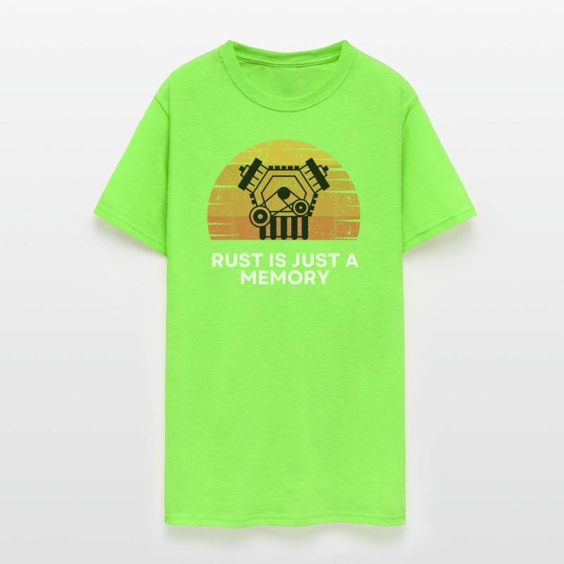 retro mechanic coat, rust is just a memory