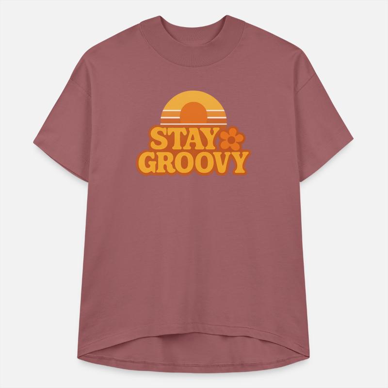 Retro Sunset Stay Groovy Graphic