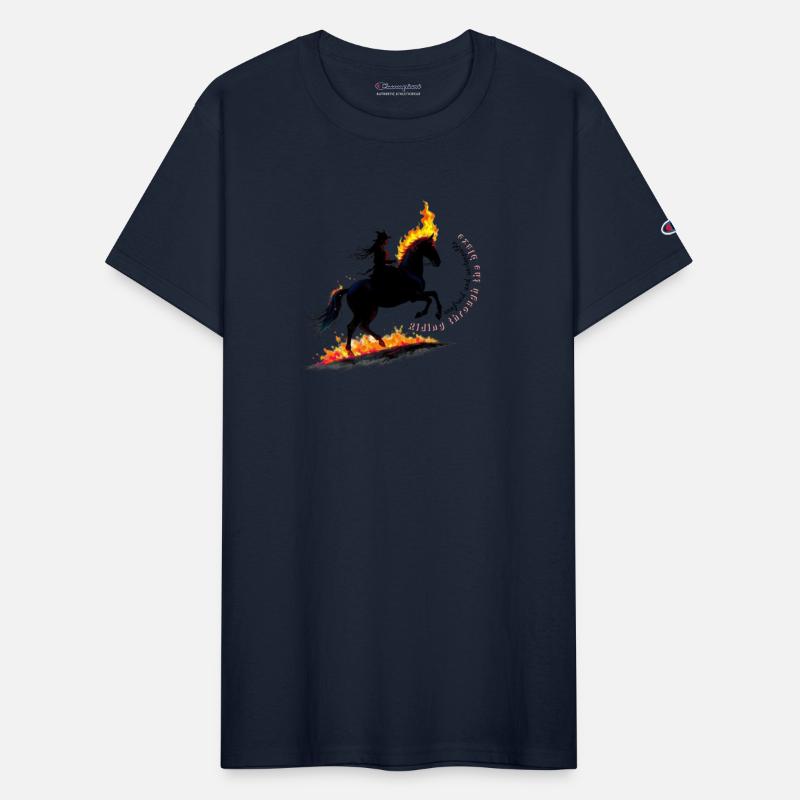 Riding trough the blaze